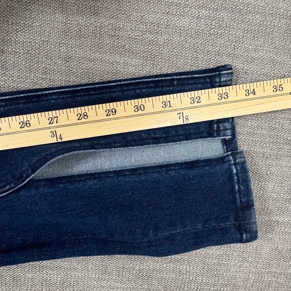 Flying Monkey Womens 27 High Rise Skinny Jeans Dark Wash Ankle Slit NWOT - Picture 8 of 9
